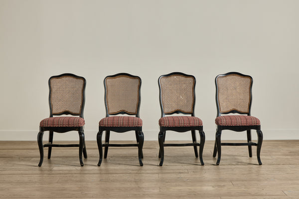 Set of 4 Cane Back Chairs