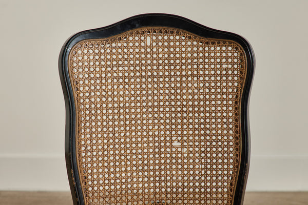 Set of 4 Cane Back Chairs