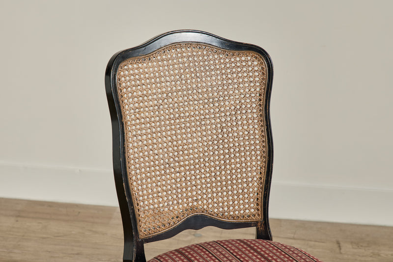 Set of 4 Cane Back Chairs