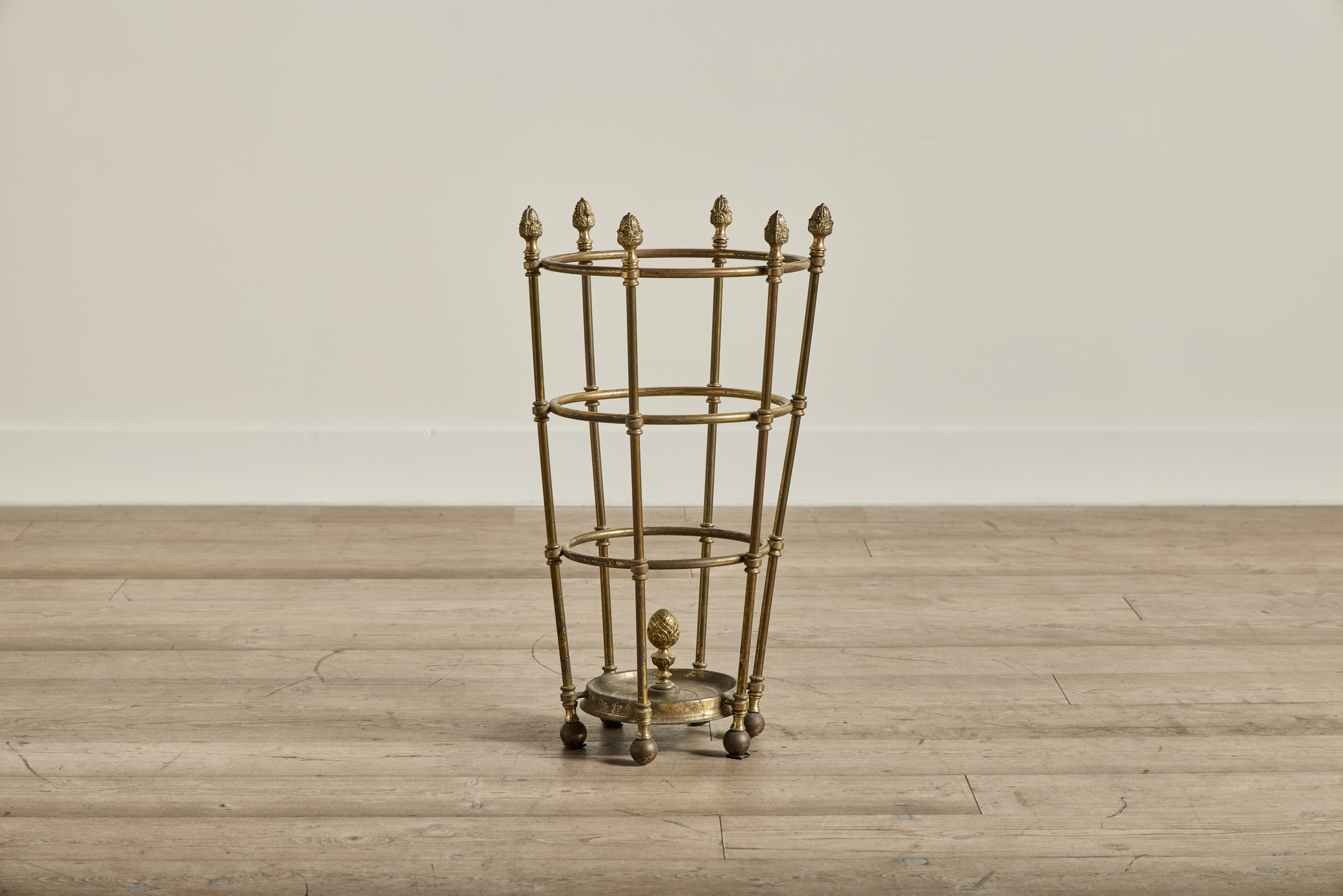 1900s Brass Umbrella Stand