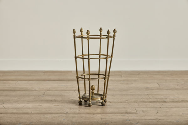 1900s Brass Umbrella Stand