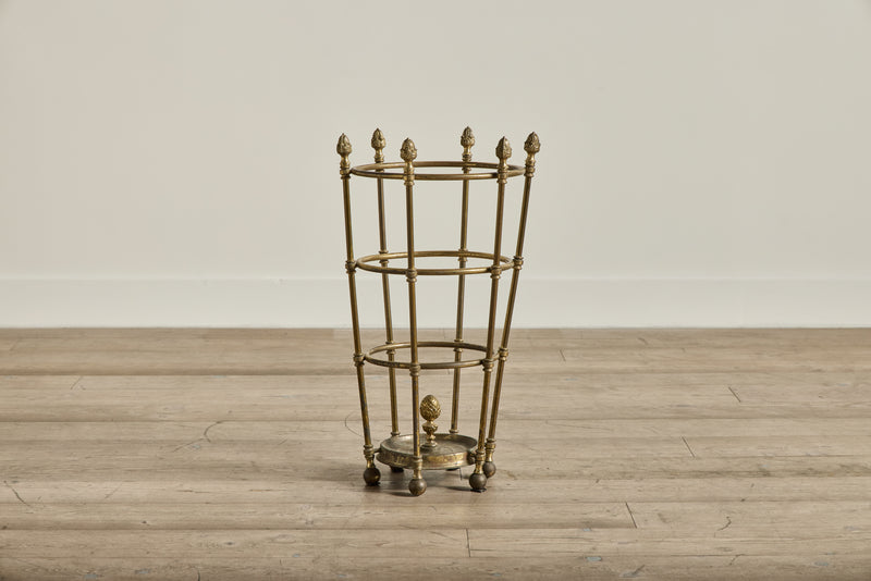 1900s Brass Umbrella Stand