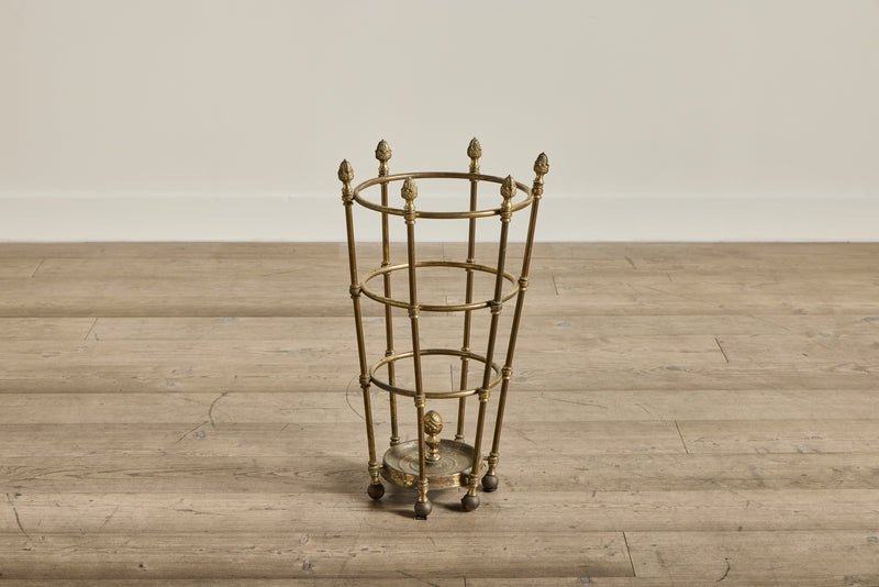 1900s Brass Umbrella Stand