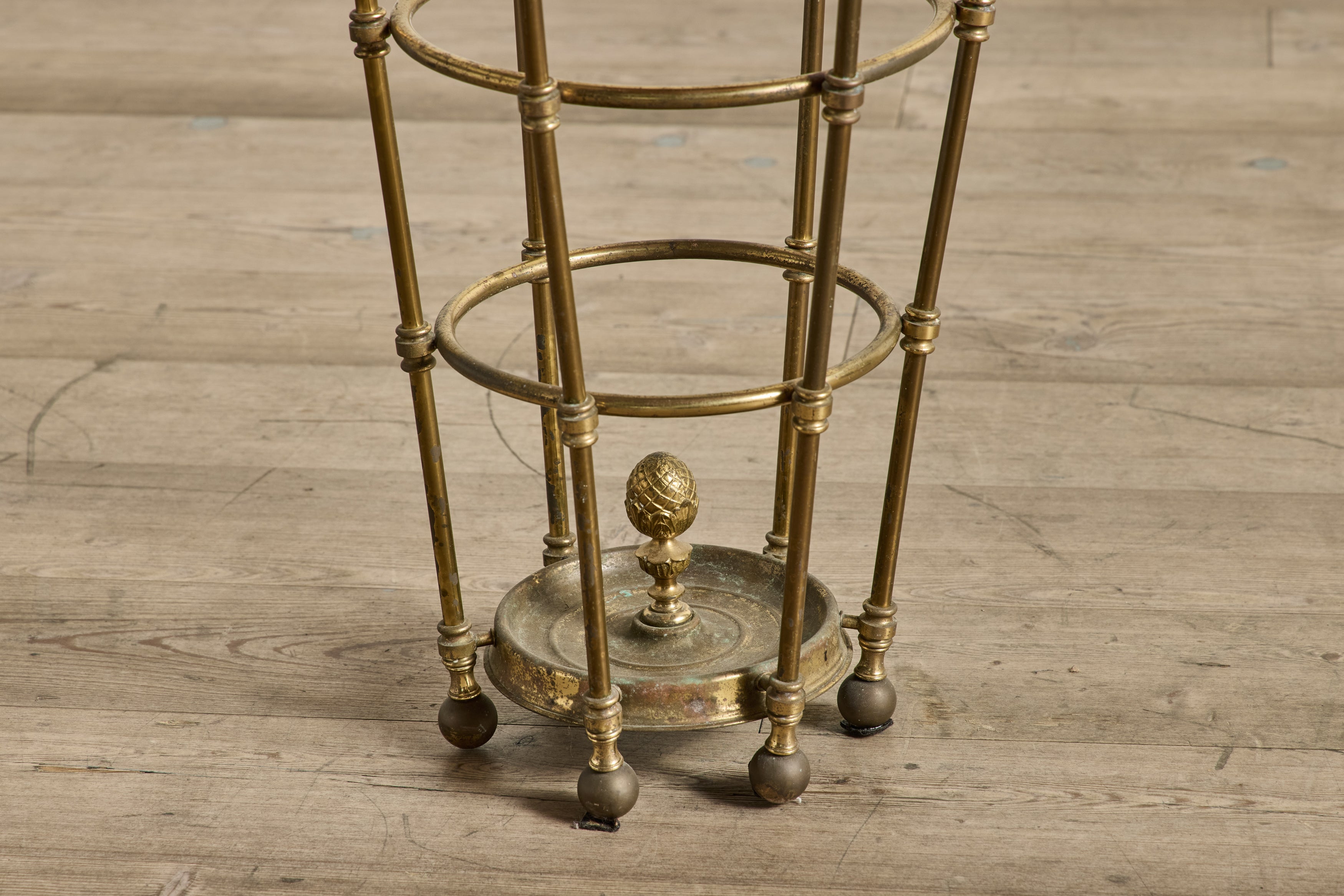 1900s Brass Umbrella Stand