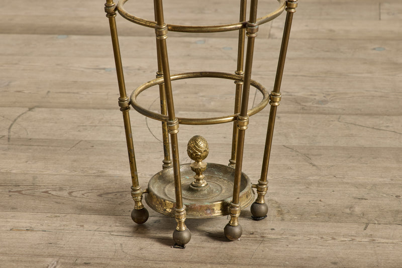 1900s Brass Umbrella Stand