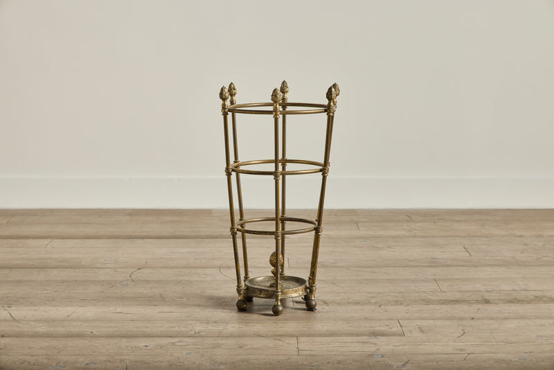 1900s Brass Umbrella Stand