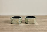 1950s Mirrored Cache Pots