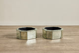 1950s Mirrored Cache Pots