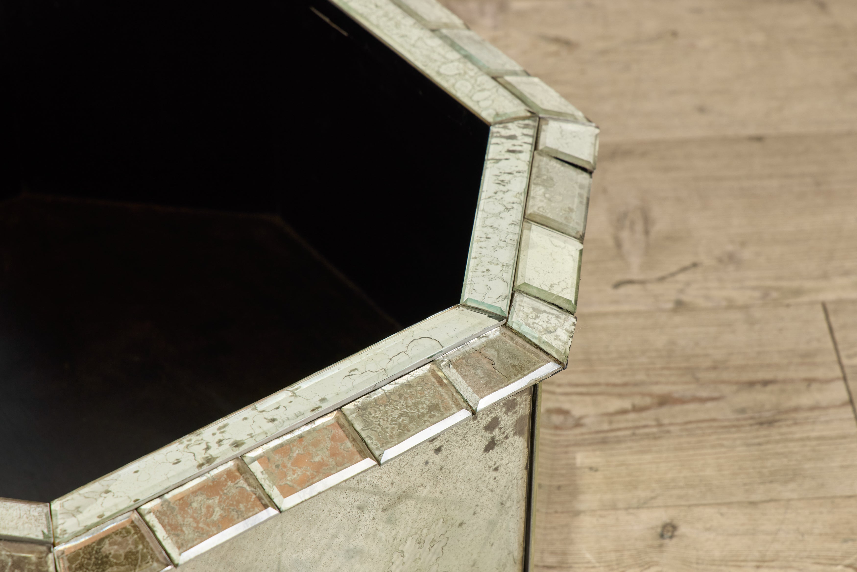 1950s Mirrored Cache Pots