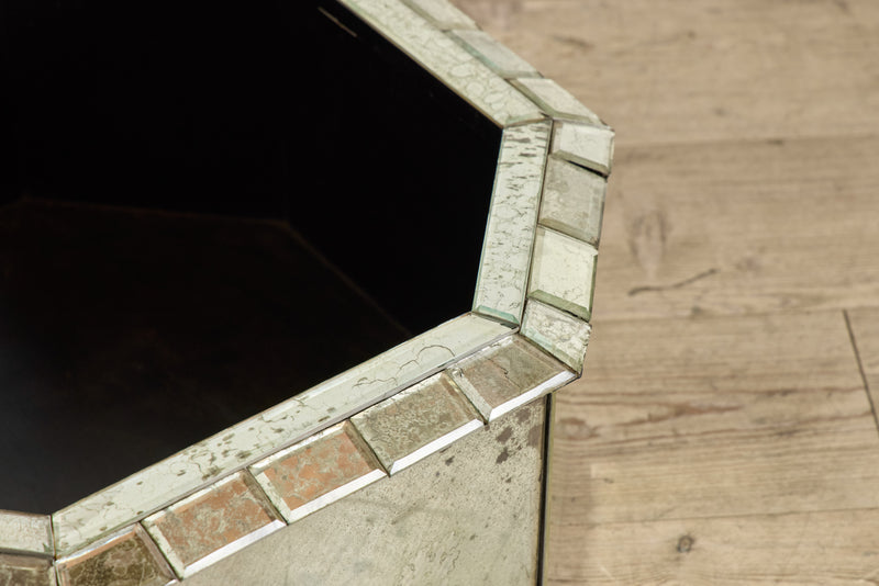 1950s Mirrored Cache Pots