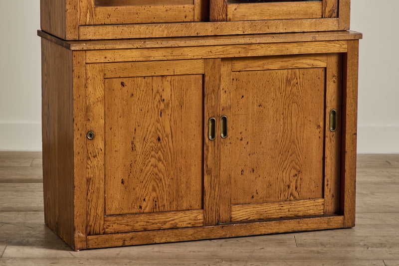 Early 20th Century Sliding Glass Cabinet