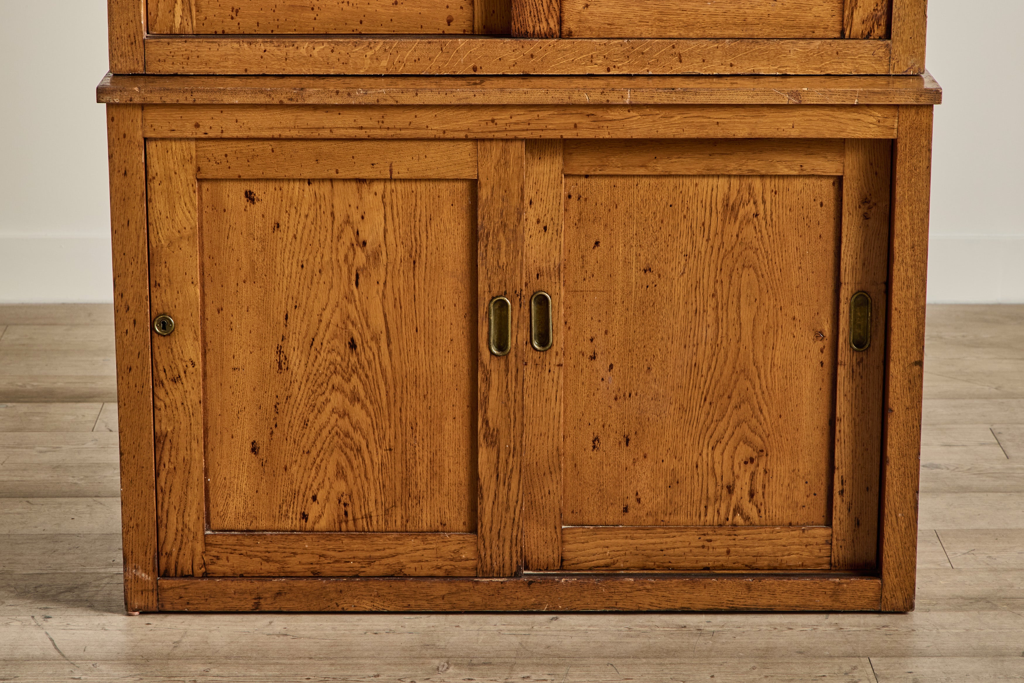 Early 20th Century Sliding Glass Cabinet