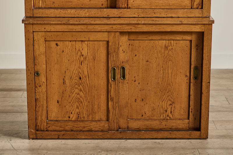 Early 20th Century Sliding Glass Cabinet