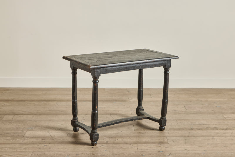 Louis XIII Black Painted Table