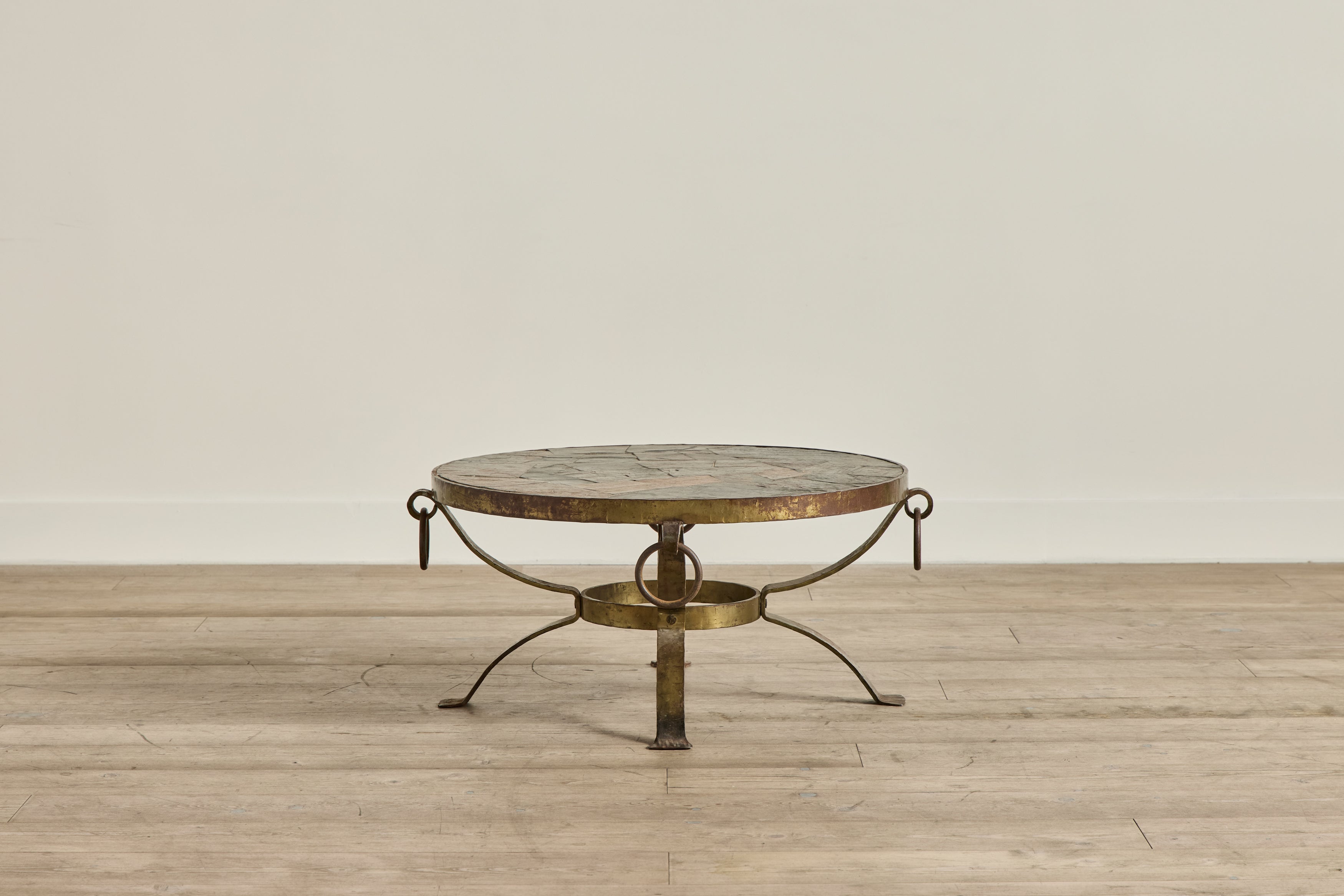 Round Slate Coffee Table