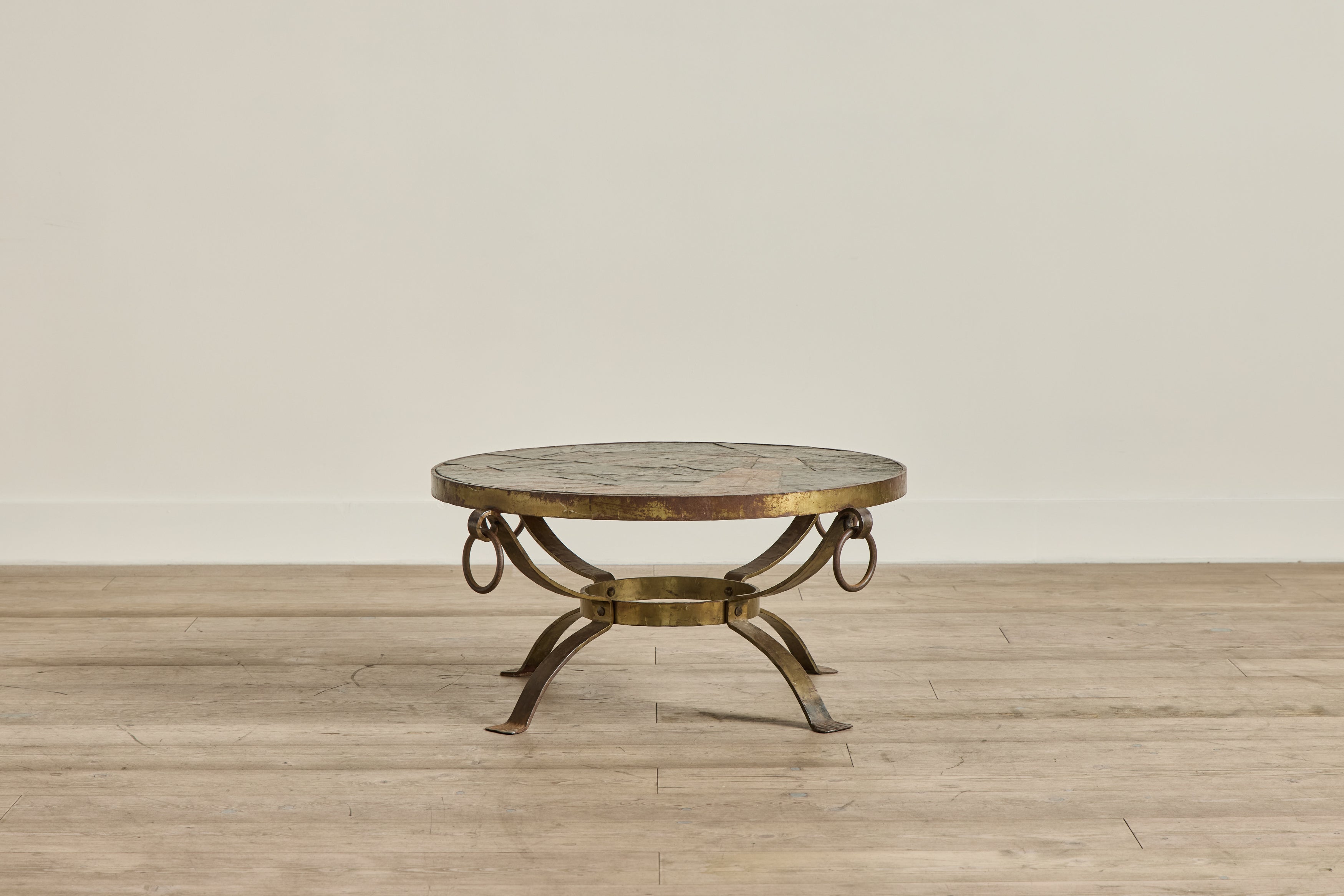 Round Slate Coffee Table