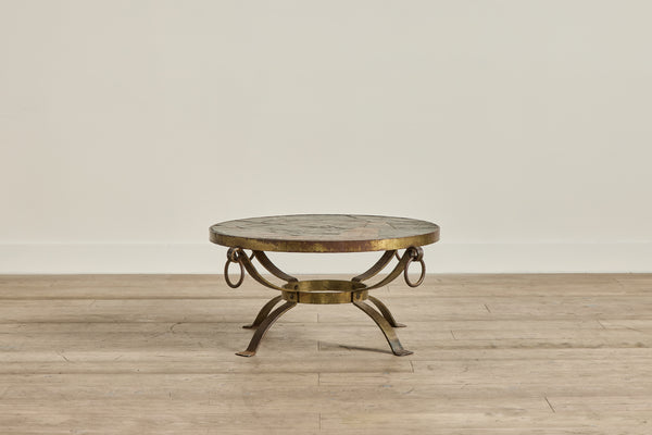 Round Slate Coffee Table