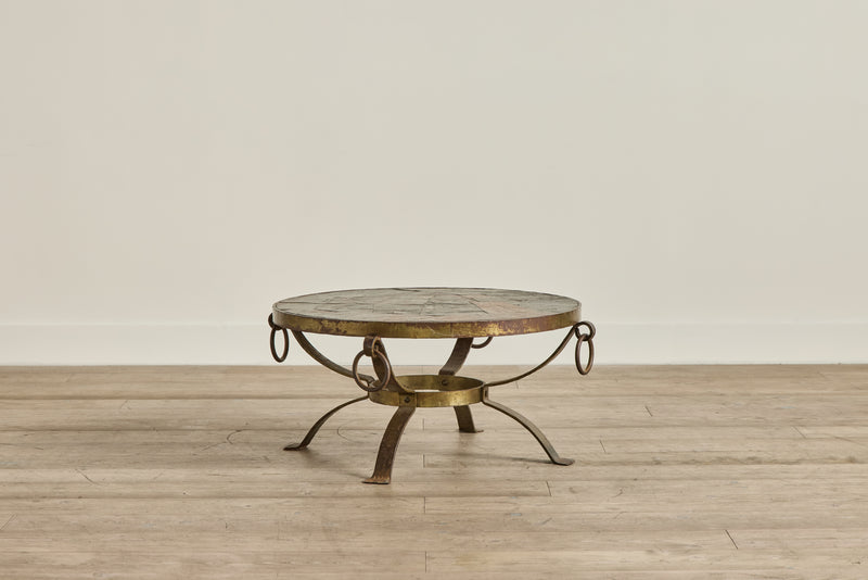Round Slate Coffee Table