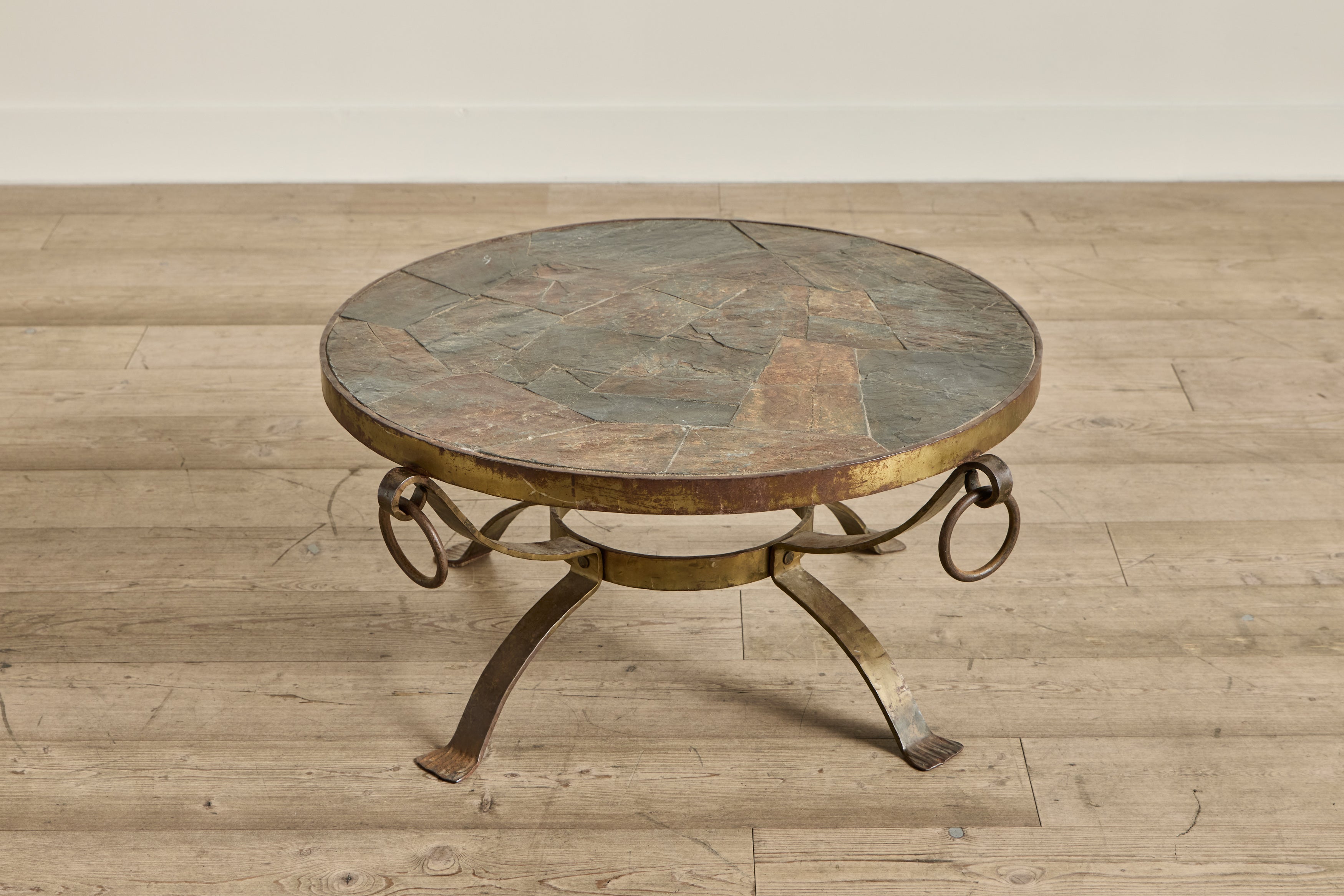 Round Slate Coffee Table