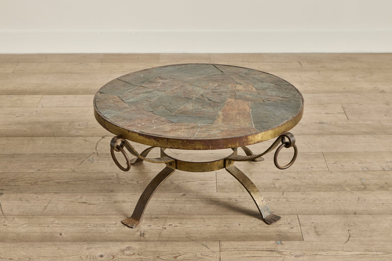 Round Slate Coffee Table