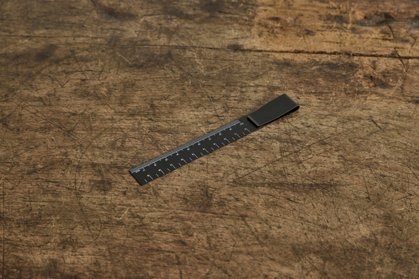 Black Clip Metric Ruler