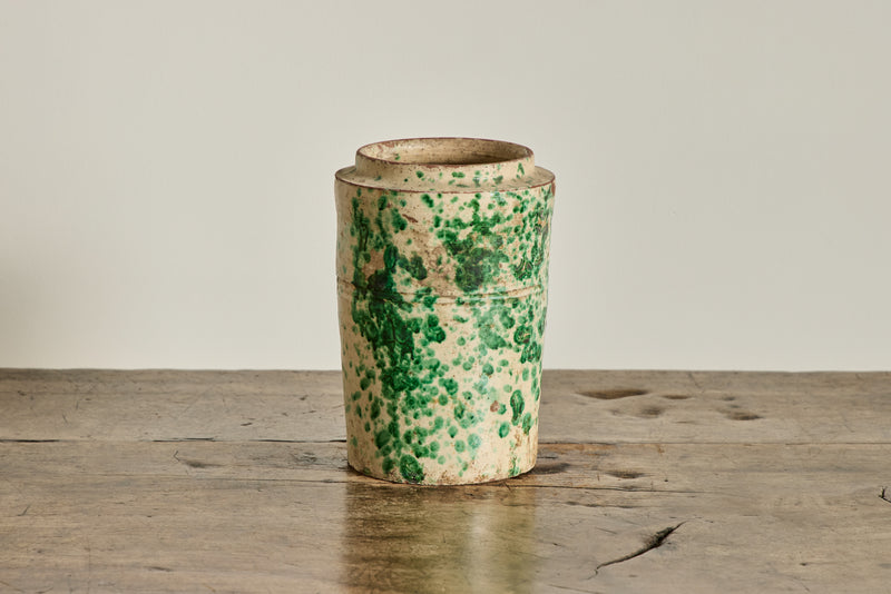 Italian Green Splatter Jug