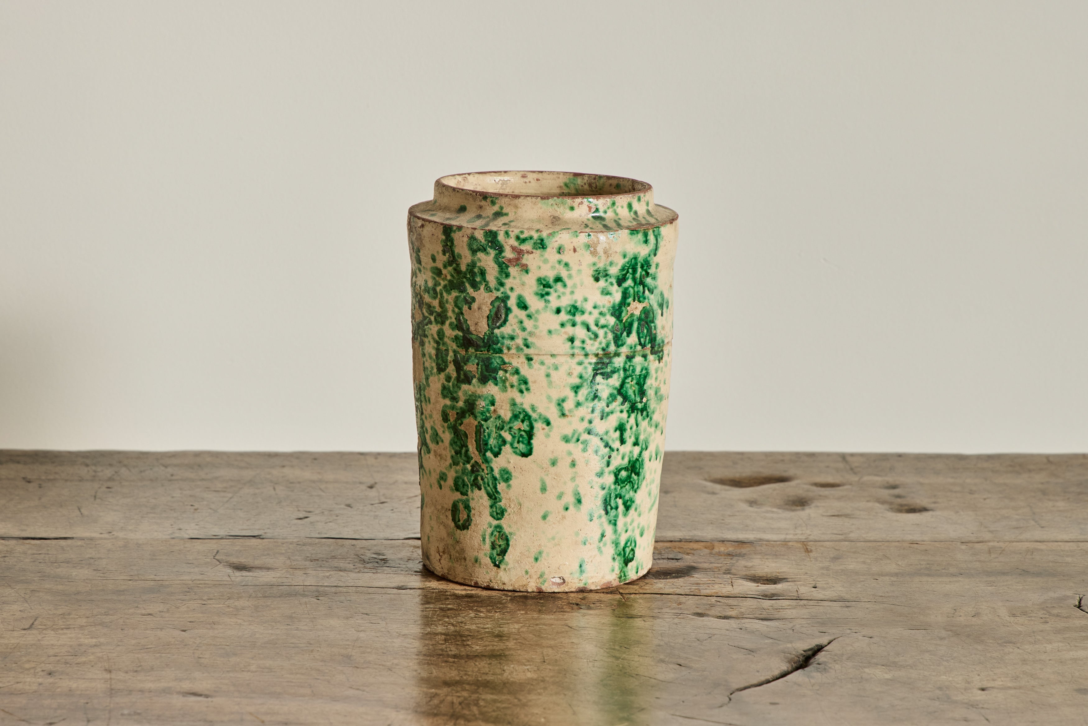 Italian Green Splatter Jug