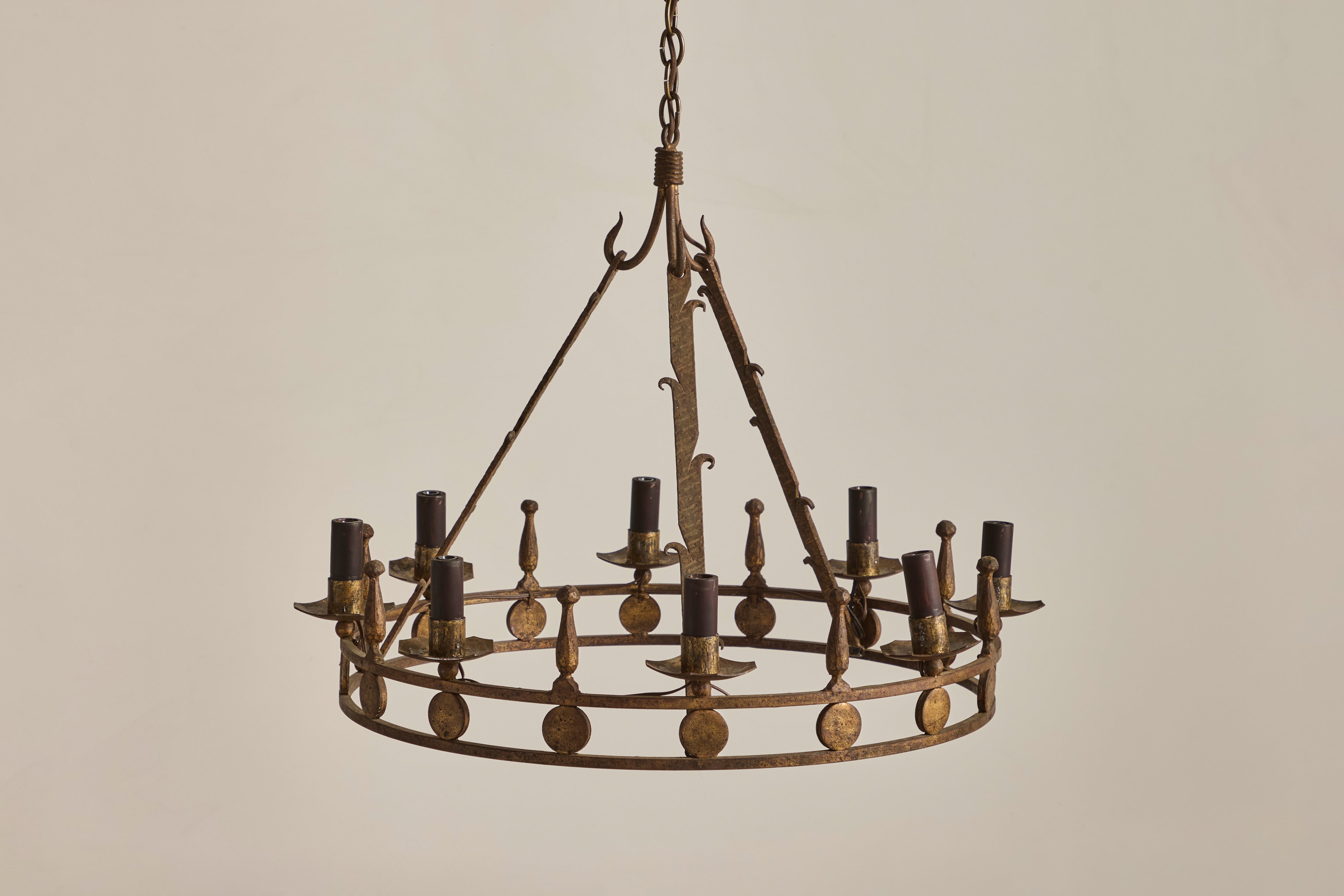 French Iron Chandelier (LA)