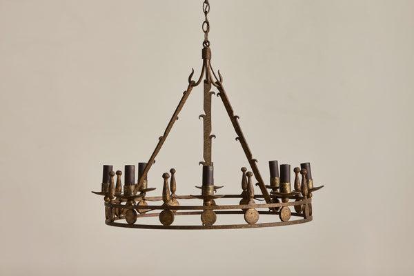 French Iron Chandelier (LA)