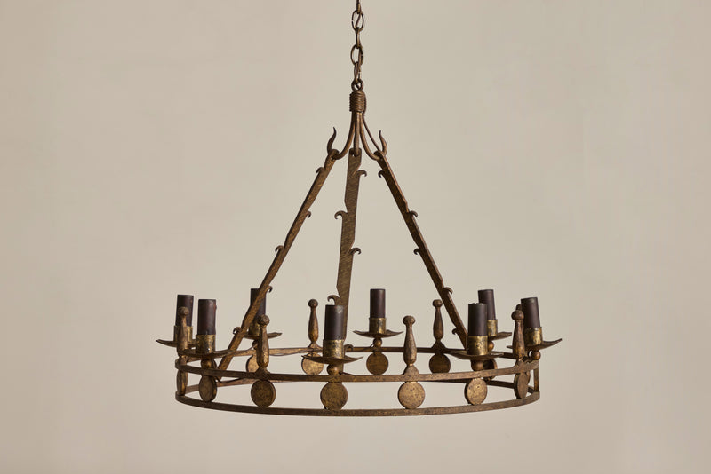 French Iron Chandelier (LA)