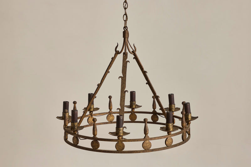 French Iron Chandelier (LA)