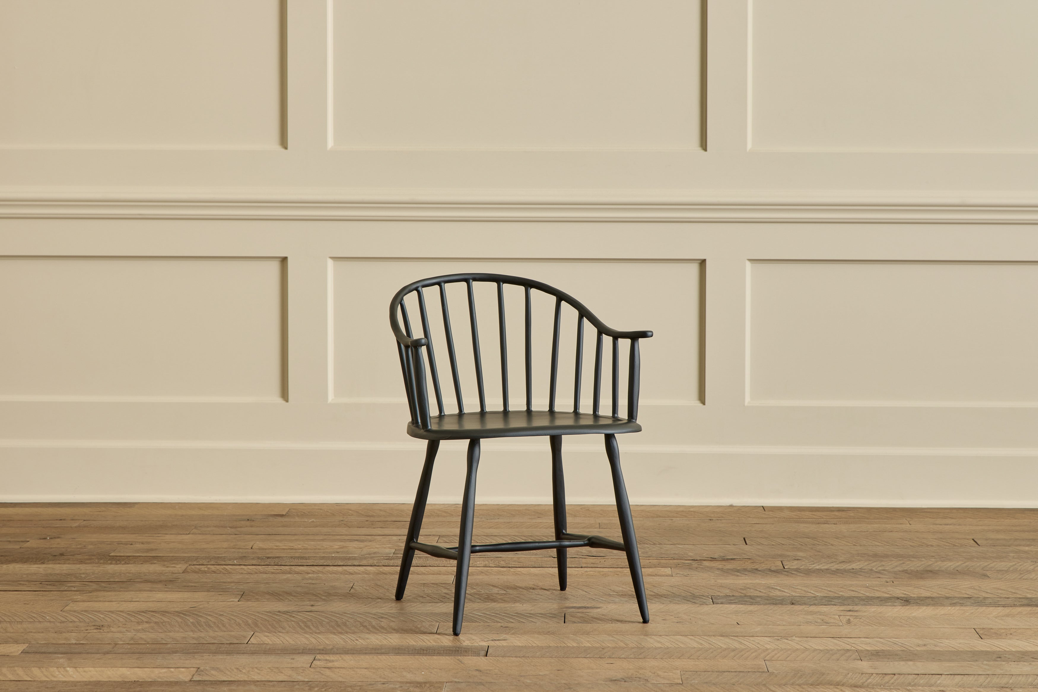 Low Back Windsor Chair, Black