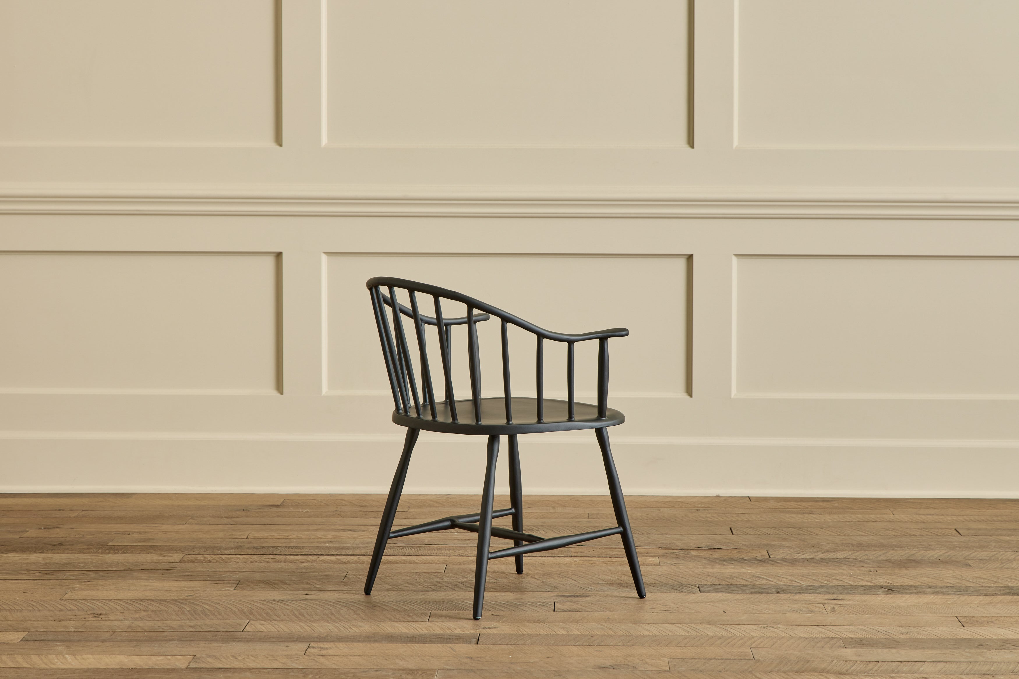 Low Back Windsor Chair, Black