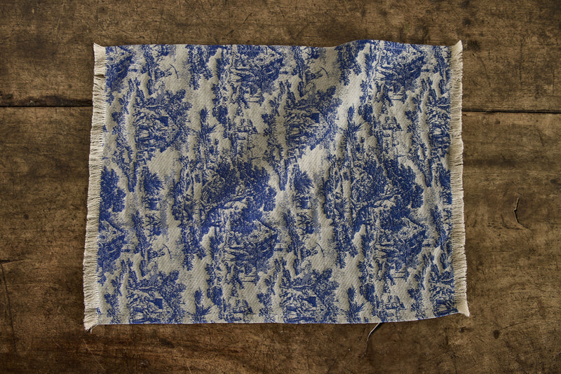 Blue Toile Hand Towel