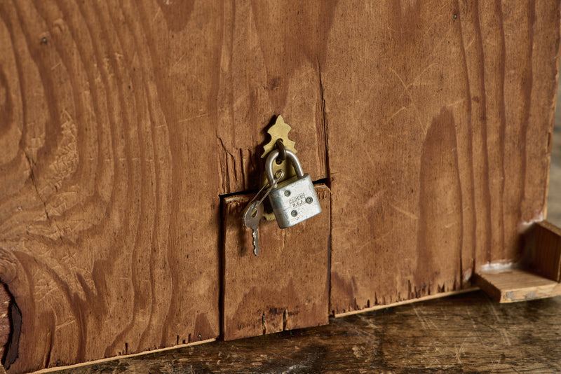 Folk Art Cabin Bank
