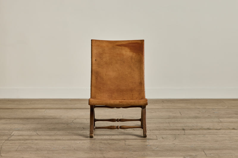 Pair of Spanish Leather Chairs