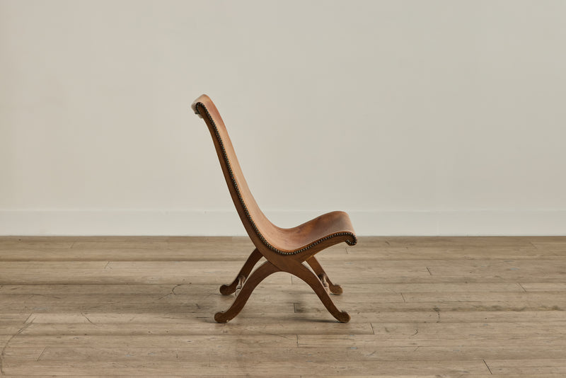 Pair of Spanish Leather Chairs