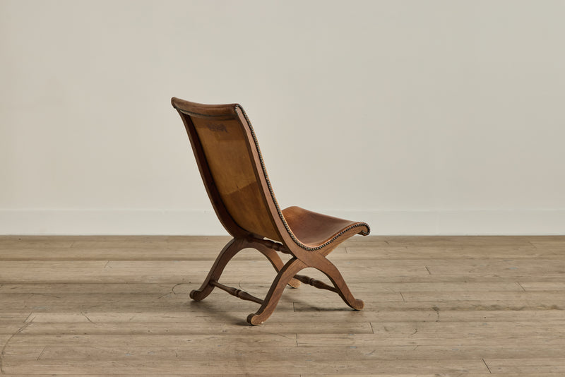 Pair of Spanish Leather Chairs