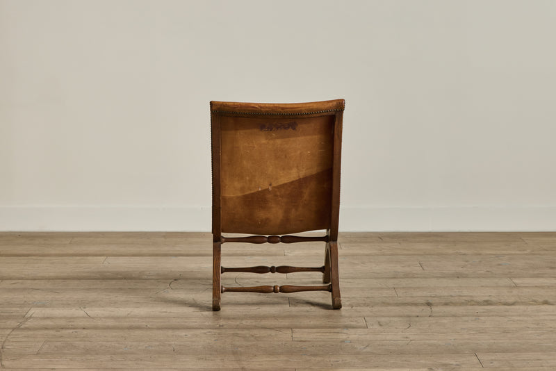 Pair of Spanish Leather Chairs