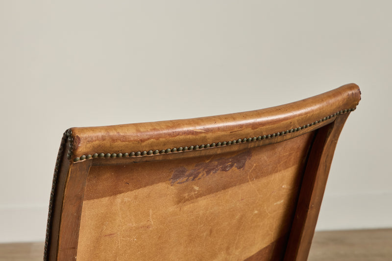 Pair of Spanish Leather Chairs