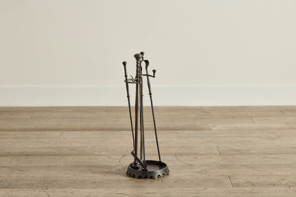 Set of 3 Fire Tools & Stand