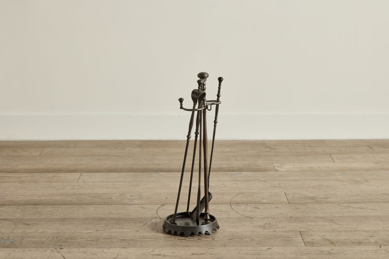 Set of 3 Fire Tools & Stand