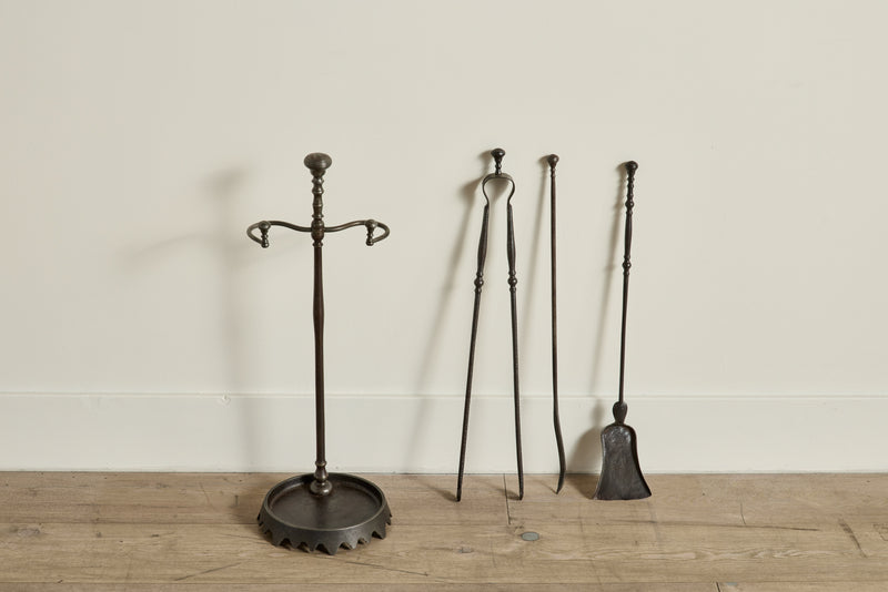 Set of 3 Fire Tools & Stand
