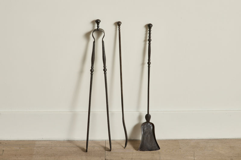 Set of 3 Fire Tools & Stand