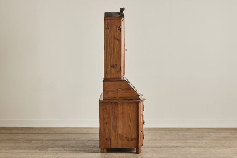 18th Century Pine Wood Secretary