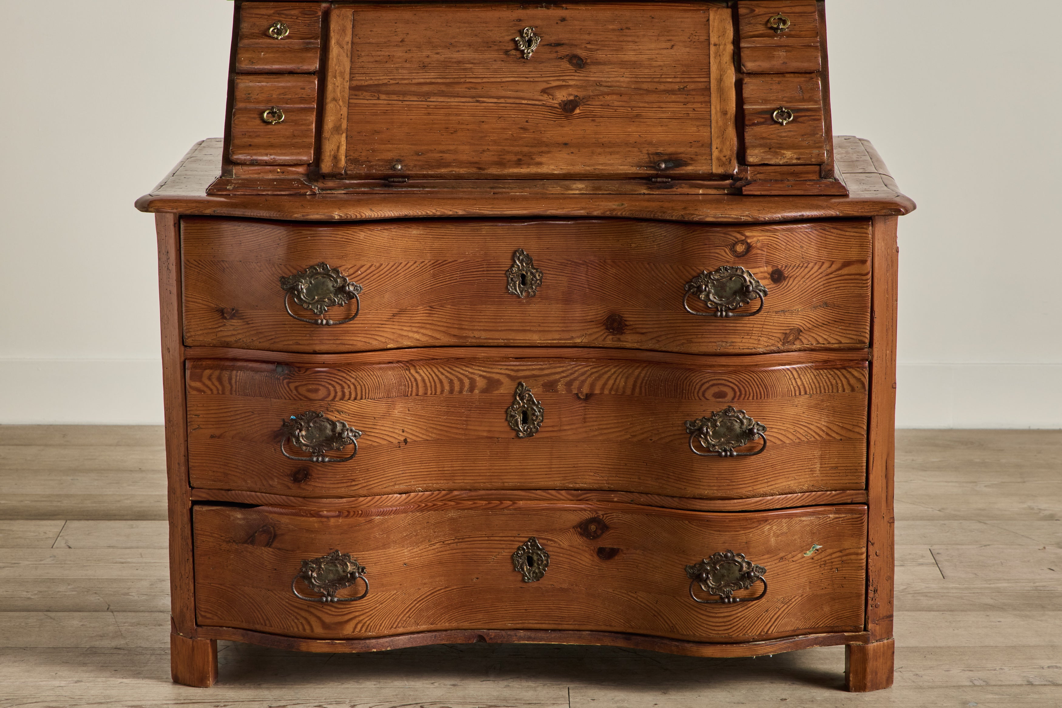 18th Century Pine Wood Secretary