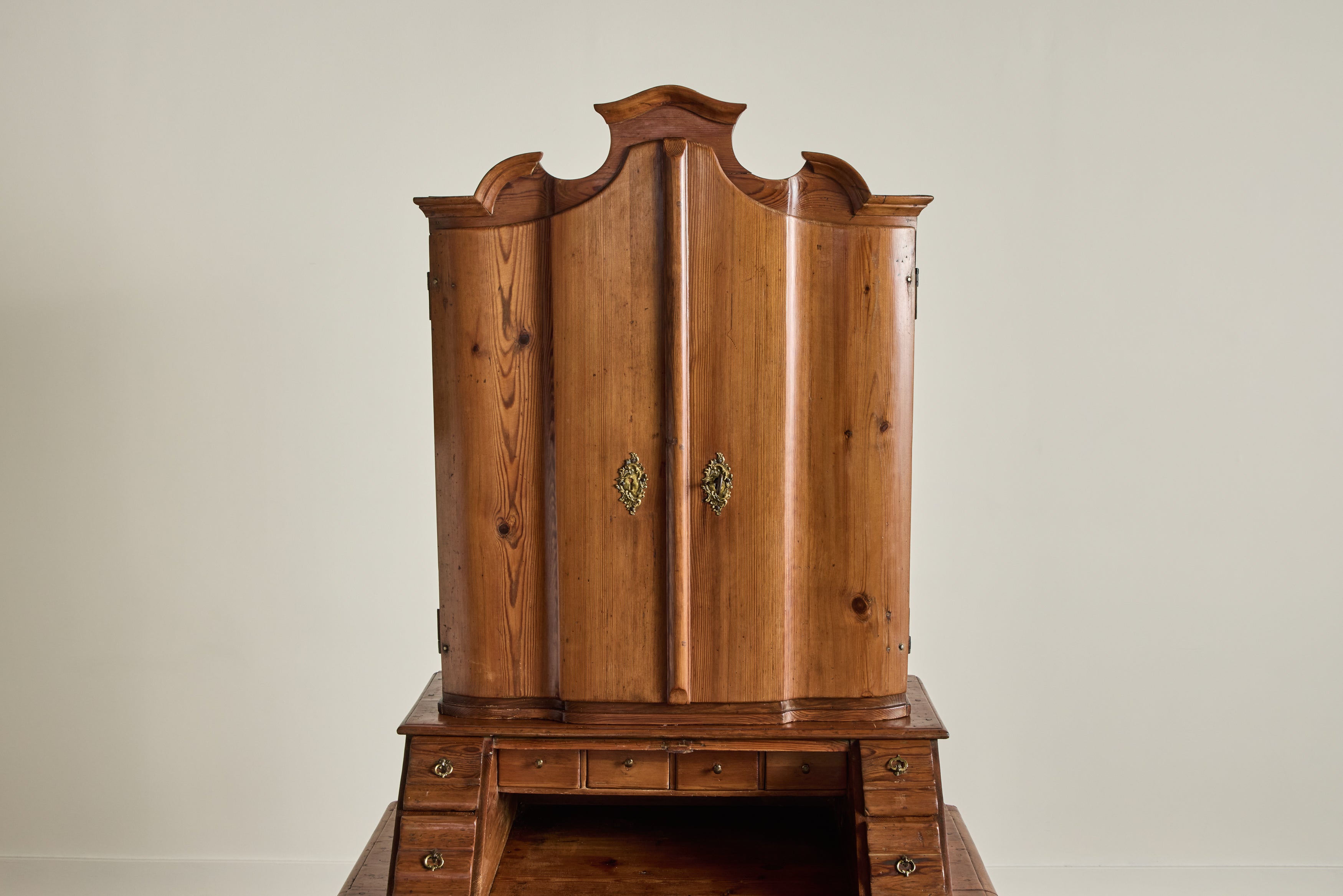 18th Century Pine Wood Secretary