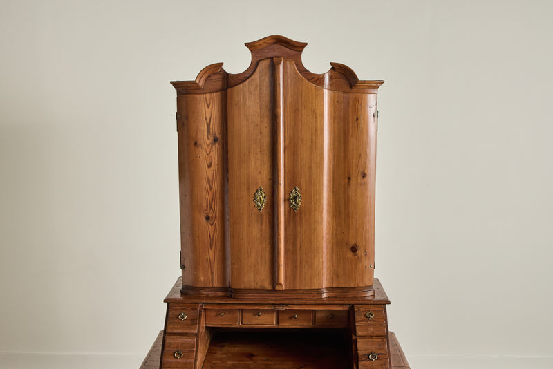 18th Century Pine Wood Secretary