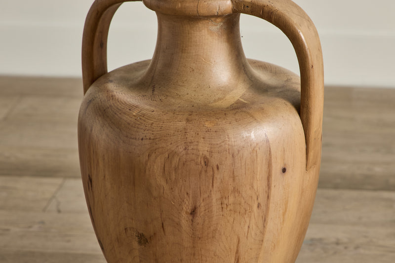 Pair of French Wood Urns