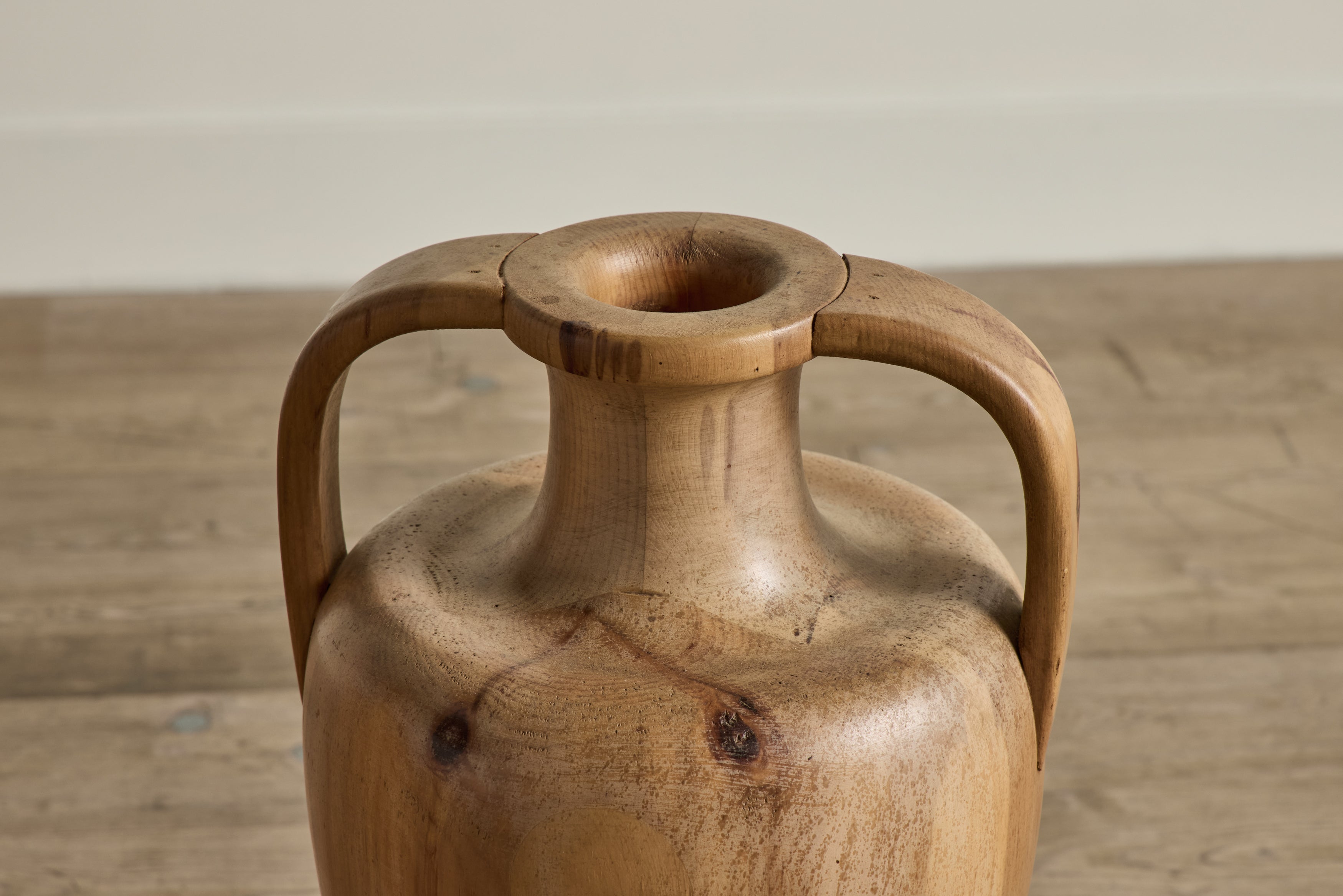 Pair of French Wood Urns